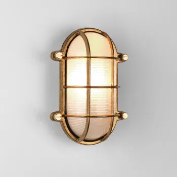 Astro Lighting Thurso Oval sárgaréz fürdőszobai fali lámpa (AST-1376006) E27 1 izzós IP44