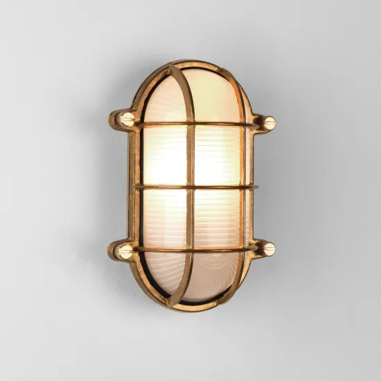 Astro Lighting Thurso Oval sárgaréz fürdőszobai fali lámpa (AST-1376006) E27 1 izzós IP44