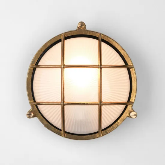 Astro Lighting Thurso Round sárgaréz kültéri fali lámpa (AST-1376005) E27 1 izzós IP44
