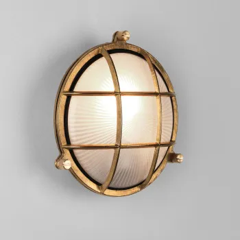 Astro Lighting Thurso Round sárgaréz kültéri fali lámpa (AST-1376005) E27 1 izzós IP44