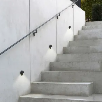 Astro Lighting Tivola fekete LED kültéri lépcsővilágító lámpa (AST-1338001) LED 1 izzós IP65