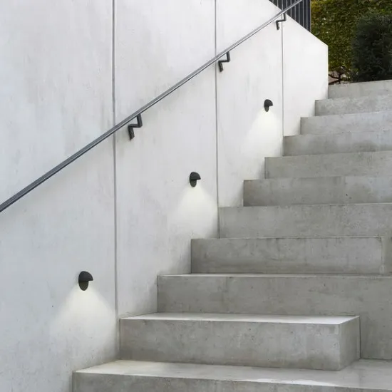 Astro Lighting Tivola fekete LED kültéri lépcsővilágító lámpa (AST-1338001) LED 1 izzós IP65