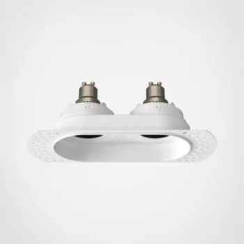 Astro Lighting Trimless Round Twin Adjustable fehér mennyezetbe építhető lámpa (AST-1248021) GU10 2 izzós IP20