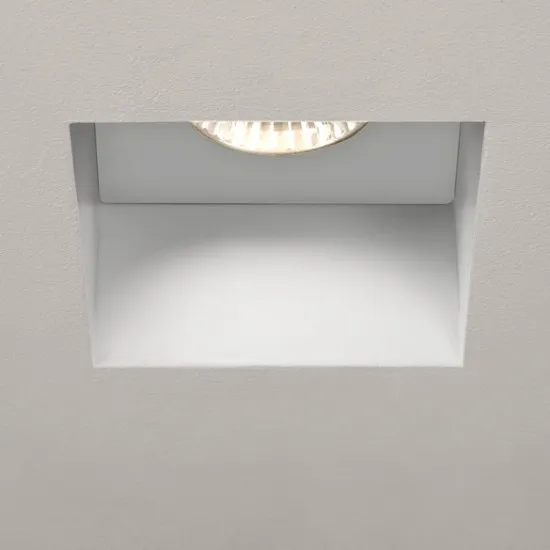 Astro Lighting Trimless Square Fixed fehér fürdőszobai mennyezetbe építhető lámpa (AST-1248005) GU10 1 izzós IP65
