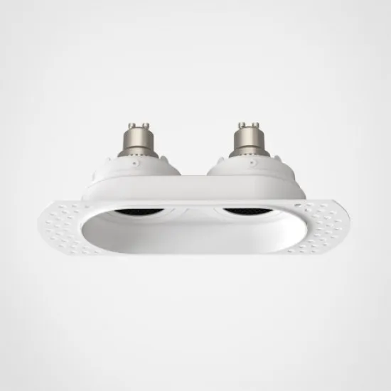 Astro Lighting Trimless Square Twin Adjustable fehér mennyezetbe építhető lámpa (AST-1248022) GU10 2 izzós IP20