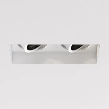 Astro Lighting Trimless Square Twin Adjustable fehér mennyezetbe építhető lámpa (AST-1248022) GU10 2 izzós IP20
