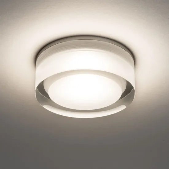 Astro Lighting Vancouver Round 90 króm fürdőszobai LED mennyezetbe építhető lámpa (AST-1229012) LED 1 izzós IP44