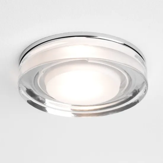 Astro Lighting Vancouver Round króm fürdőszobai mennyezetbe építhető lámpa (AST-1229003) GU10 1 izzós IP65