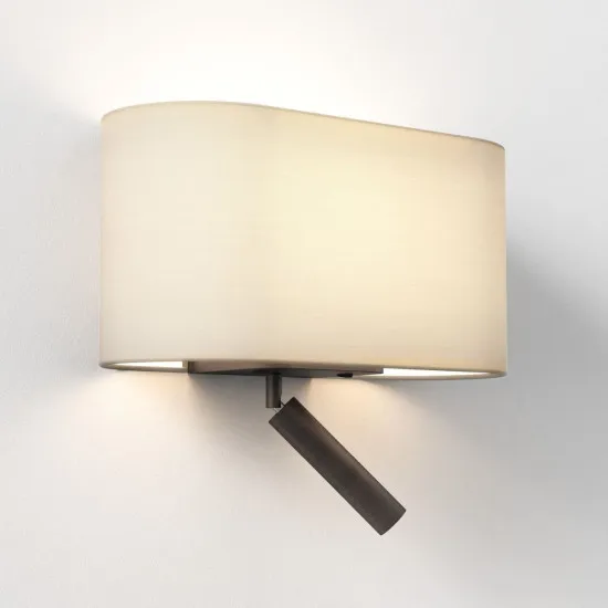 Astro Lighting Venn Reader Single barna LED fali lámpa olvasólámpával (AST-1433005) E27+LED 2 izzós IP20