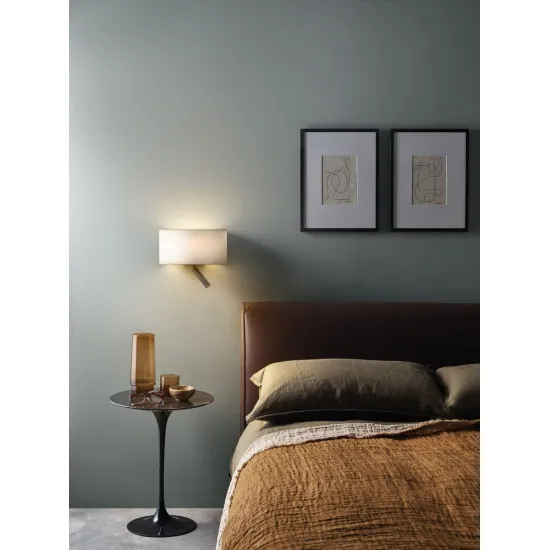 Astro Lighting Venn Reader Single barna LED fali lámpa olvasólámpával (AST-1433005) E27+LED 2 izzós IP20