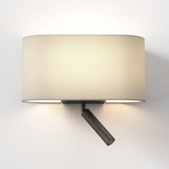 Astro Lighting Venn Reader Single barna LED fali lámpa olvasólámpával (AST-1433005) E27+LED 2 izzós IP20
