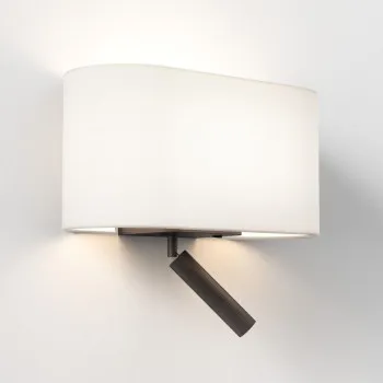 Astro Lighting Venn Reader Single barna LED fali lámpa olvasólámpával (AST-1433005) E27+LED 2 izzós IP20