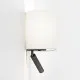 Astro Lighting Venn Reader Single barna LED fali lámpa olvasólámpával (AST-1433005) E27+LED 2 izzós IP20
