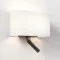 Astro Lighting Venn Reader Single barna LED fali lámpa olvasólámpával (AST-1433005) E27+LED 2 izzós IP20