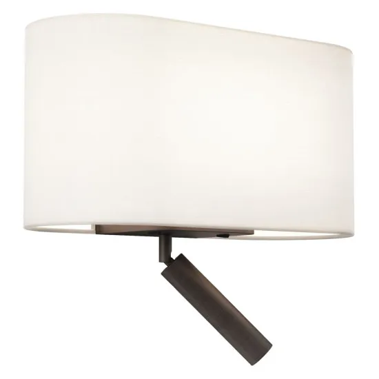 Astro Lighting Venn Reader Single barna LED fali lámpa olvasólámpával (AST-1433005) E27+LED 2 izzós IP20
