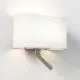 Astro Lighting Venn Reader Single nikkel LED fali lámpa olvasólámpával (AST-1433009) E27+LED 2 izzós IP20