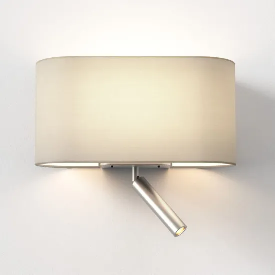 Astro Lighting Venn Reader Single nikkel LED fali lámpa olvasólámpával (AST-1433009) E27+LED 2 izzós IP20