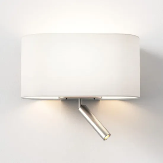 Astro Lighting Venn Reader Single nikkel LED fali lámpa olvasólámpával (AST-1433009) E27+LED 2 izzós IP20