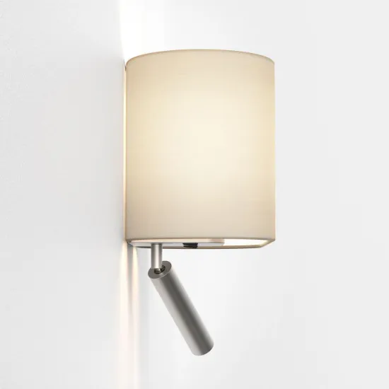 Astro Lighting Venn Reader Single nikkel LED fali lámpa olvasólámpával (AST-1433009) E27+LED 2 izzós IP20