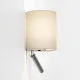 Astro Lighting Venn Reader Single nikkel LED fali lámpa olvasólámpával (AST-1433009) E27+LED 2 izzós IP20