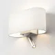 Astro Lighting Venn Reader Single nikkel LED fali lámpa olvasólámpával (AST-1433009) E27+LED 2 izzós IP20
