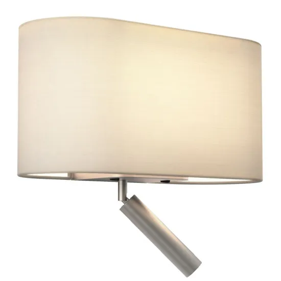 Astro Lighting Venn Reader Single nikkel LED fali lámpa olvasólámpával (AST-1433009) E27+LED 2 izzós IP20