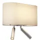 Astro Lighting Venn Reader Twin nikkel LED fali lámpa olvasólámpával (AST-1433010) E27+LED 3 izzós IP20
