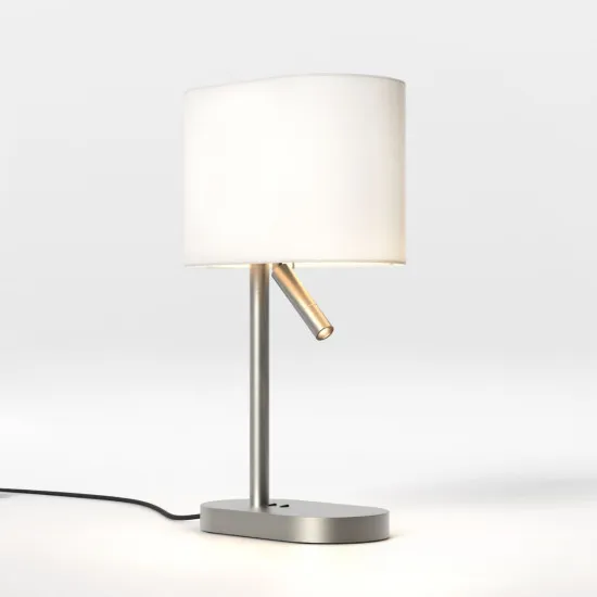 Astro Lighting Venn Table Reader nikkel LED asztali lámpa olvasólámpával (AST-1433038) E27+LED 1 izzós IP20