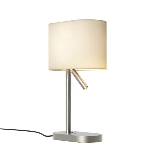 Astro Lighting Venn Table Reader nikkel LED asztali lámpa olvasólámpával (AST-1433038) E27+LED 1 izzós IP20
