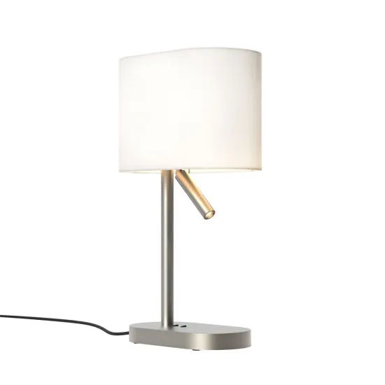 Astro Lighting Venn Table Reader nikkel LED asztali lámpa olvasólámpával (AST-1433038) E27+LED 1 izzós IP20