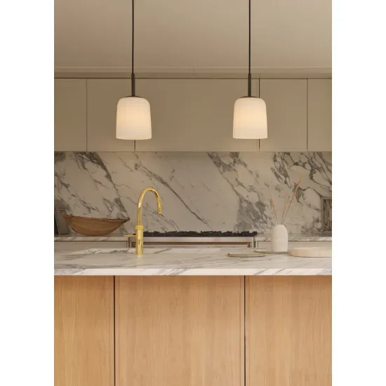 Astro Lighting Veo Pendant 180 barna függesztett lámpa (AST-1455005) E27 1 izzós IP20