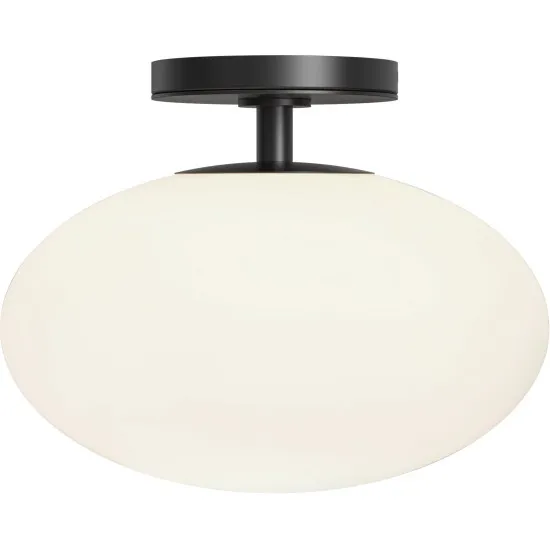 Astro Lighting Zeppo Ceiling fekete fürdőszobai mennyezeti lámpa (AST-1176017) E27 1 izzós IP44