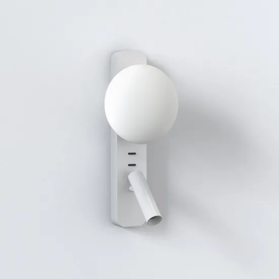 Astro Lighting Zeppo Reader fehér LED fali lámpa olvasólámpával (AST-1176008) G9+LED 2 izzós IP20