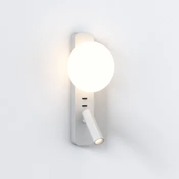 Astro Lighting Zeppo Reader fehér LED fali lámpa olvasólámpával (AST-1176008) G9+LED 2 izzós IP20