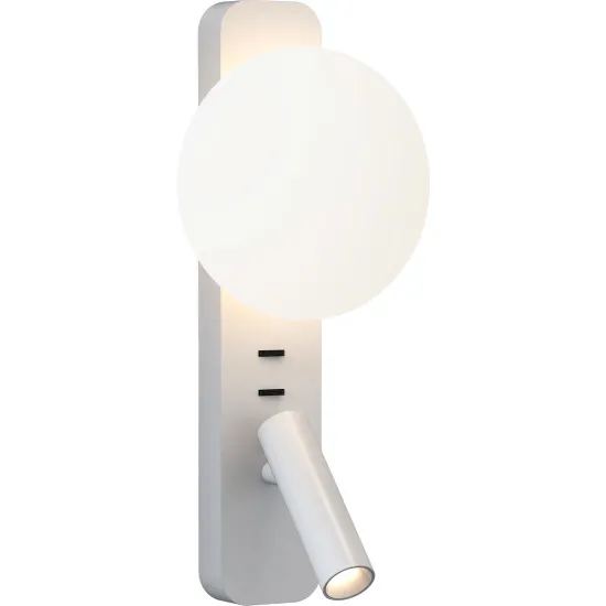 Astro Lighting Zeppo Reader fehér LED fali lámpa olvasólámpával (AST-1176008) G9+LED 2 izzós IP20