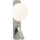Astro Lighting Zeppo Reader nikkel LED fali lámpa olvasólámpával (AST-1176010) G9+LED 2 izzós IP20