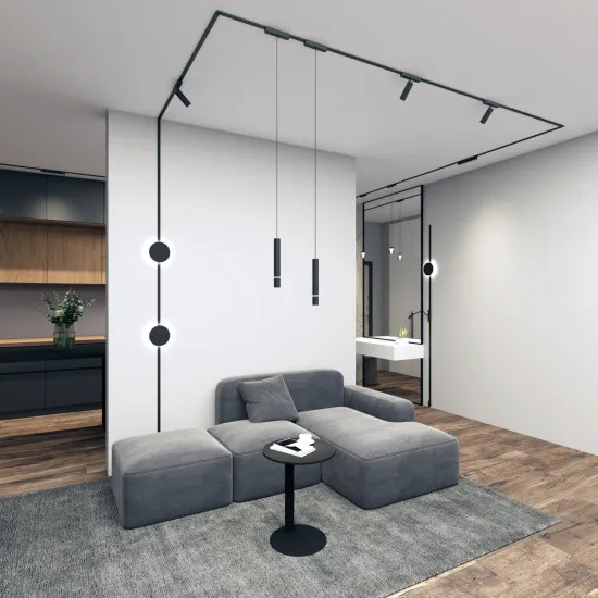 DENKIRS DENKIRS DK fekete Air mágneses sínes rendszer függesztett lámpafej (DEN-DK/EU-5347-BK) LED 1 izzós IP20