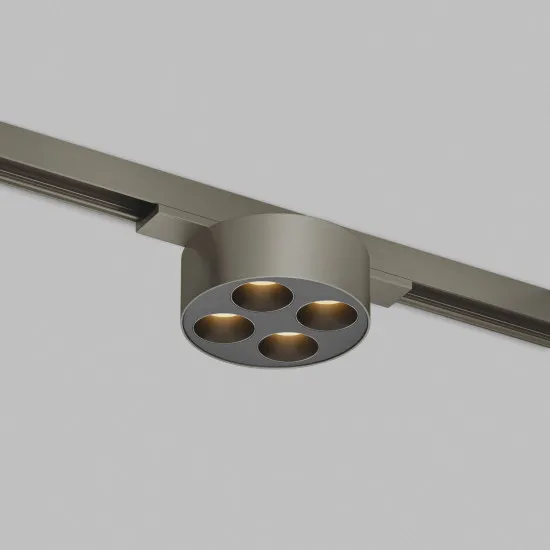DENKIRS DENKIRS DK sötétszürke Shine mágneses sínes rendszer lámpafej (DEN-DK/EU-5772-DN) LED 1 izzós IP20