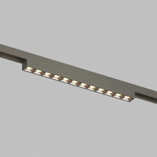 DENKIRS DENKIRS DK sötétszürke Shine mágneses sínes rendszer lámpafej (DEN-DK/EU-5971-DN) LED 1 izzós IP20