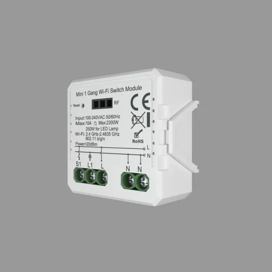 DENKIRS DENKIRS RL fehér Slim LED mágneses sínes rendszerhez egycsatornás relé-kapcsoló (DEN-RL/EU-1001-SM)  1 izzós