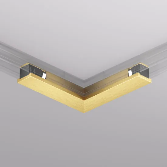 DENKIRS DENKIRS TR sárgaréz Shine mágneses sínes rendszerhez elektromos csatlakozó (DEN-TR/EU-5723-SB)   IP20