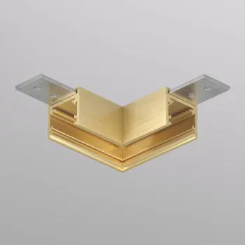 DENKIRS DENKIRS TR sárgaréz Shine mágneses sínes rendszerhez sarokelem (DEN-TR/EU-5731-SB)   IP20