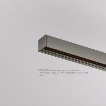 DENKIRS DENKIRS TR sötétszürke Shine mágneses sínes rendszerhez végzáró kupak  (DEN-TR/EU-5735-DN)   IP20