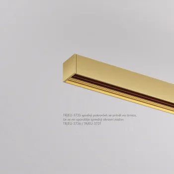 DENKIRS DENKIRS TR sárgaréz Shine mágneses sínes rendszerhez végzáró kupak  (DEN-TR/EU-5735-SB)   IP20