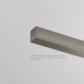 DENKIRS DENKIRS TR sötétszürke Shine mágneses sínes rendszerhez végzáró kupak  (DEN-TR/EU-5735H-DN)   IP20