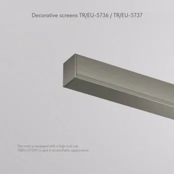 DENKIRS DENKIRS TR sötétszürke Shine mágneses sínes rendszerhez dekoratív takarólemez (DEN-TR/EU-5736-DN)   IP20