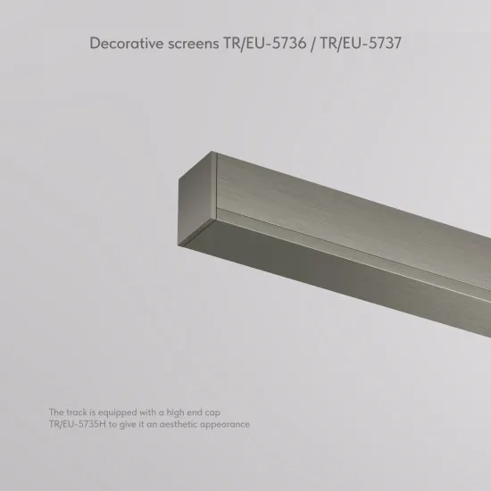DENKIRS DENKIRS TR sötétszürke Shine mágneses sínes rendszerhez dekoratív takarólemez (DEN-TR/EU-5736-DN)   IP20
