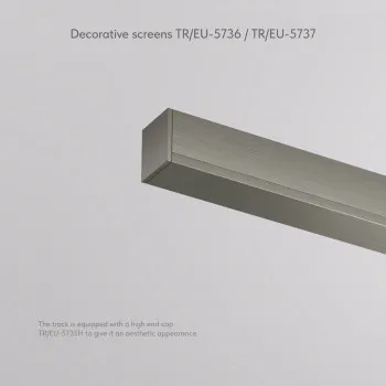 DENKIRS DENKIRS TR sötétszürke Shine mágneses sínes rendszerhez dekoratív takarólemez (DEN-TR/EU-5737-DN)   IP20
