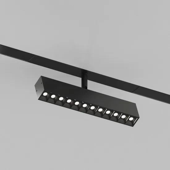 DENKIRS SMART GRILL fekete Smart mágneses sínes rendszer lámpafej (DEN-DK/EU-8006-BK) LED 1 izzós IP20