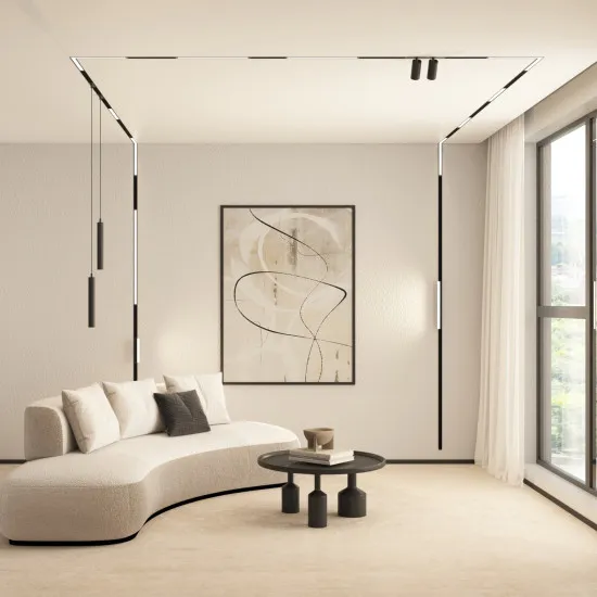 DENKIRS SMART LINEAR fekete Smart mágneses sínes rendszer lámpafej (DEN-DK/EU-8004-BK) LED 1 izzós IP20
